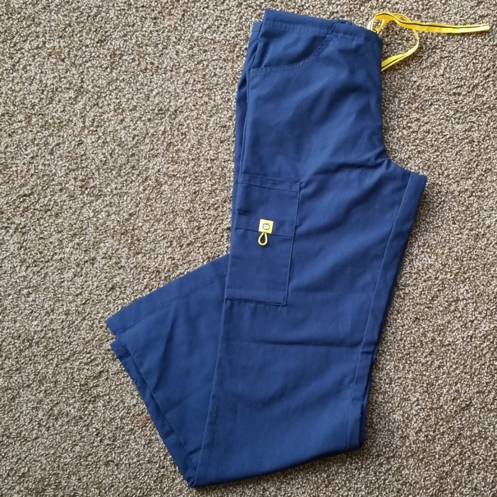 New wonderwink size M scrub pants navy blue
